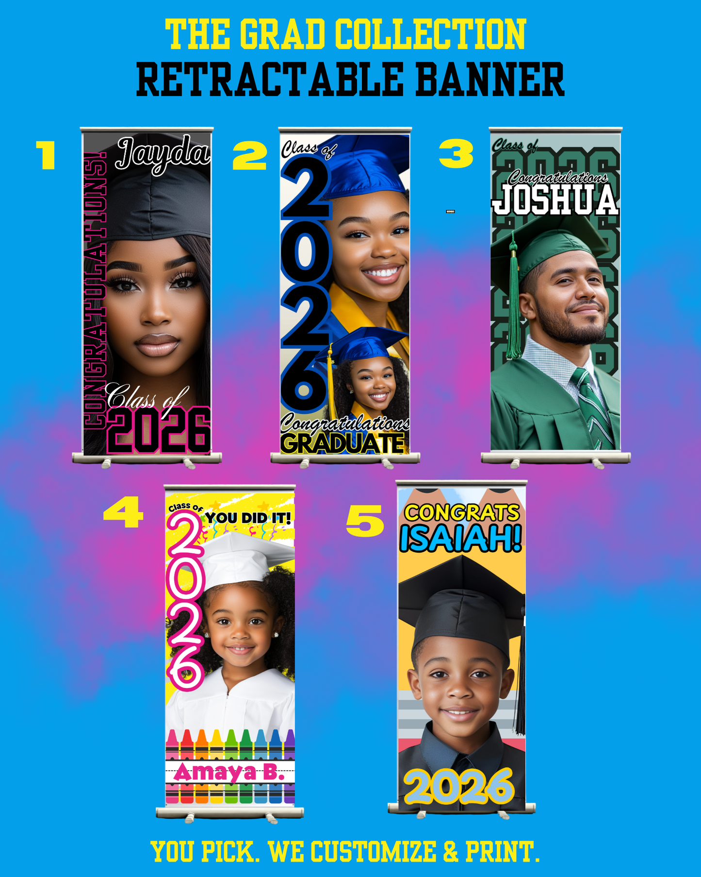 Grad Retractable Banners
