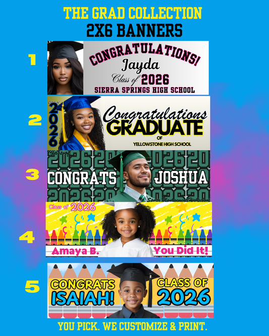 Grad 2x6 banner